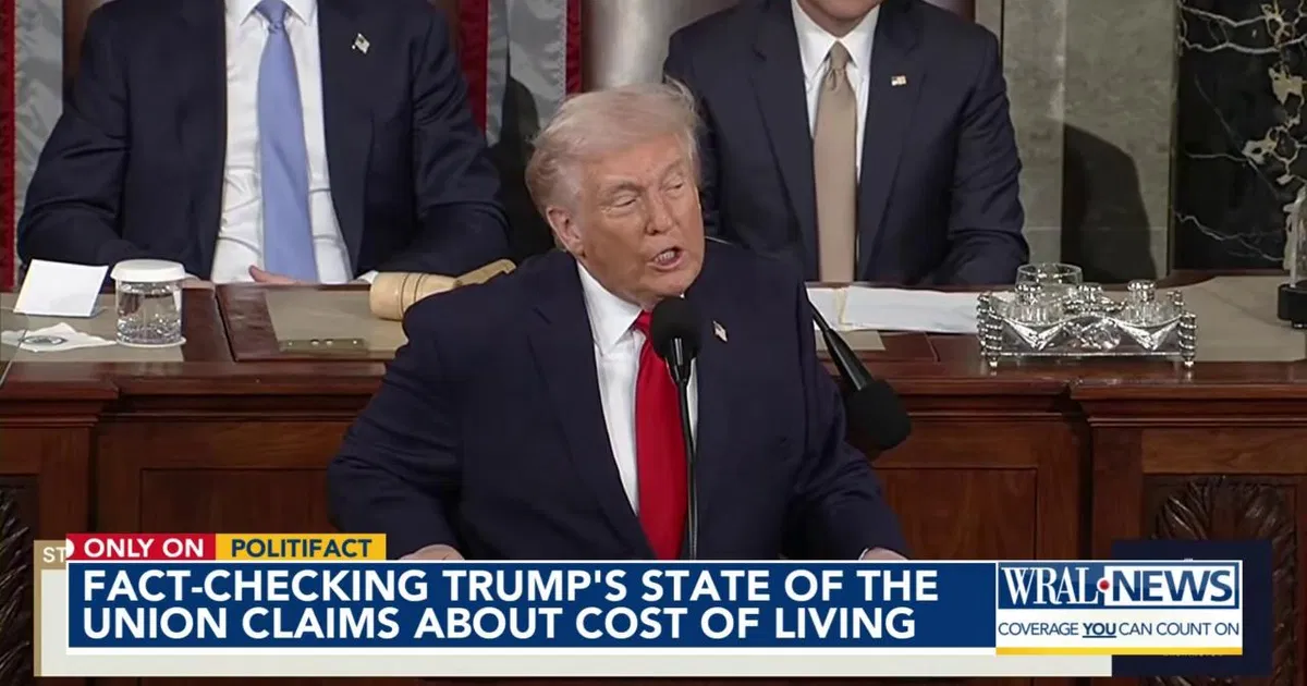 Fact-checking President Trump's 2026 State of the Union claims on crime, inflation and more