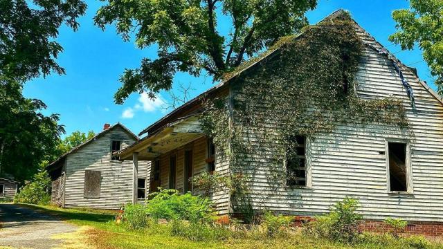 Exploring a real-life ghost town nestled at the foot of the NC mountains